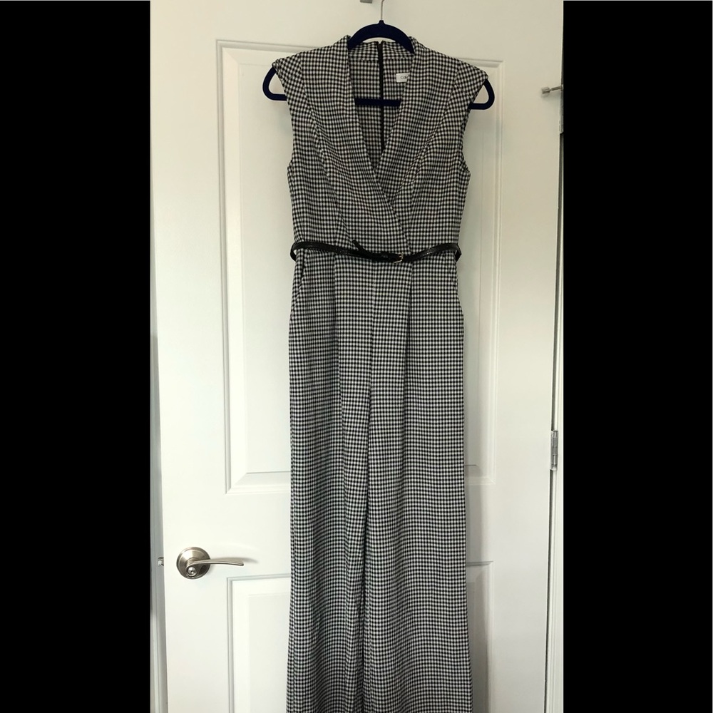 Calvin Klein Sleeveless Wide-Leg Jumpsuit Size 4